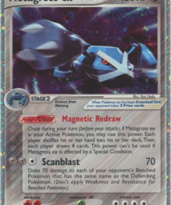 2007 Pokemon Power Keepers Holo Rare Metagross ex 95/108 DMG - HP